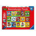 Super Mario Character Palette 200 Piece XXL Jigsaw Puzzle