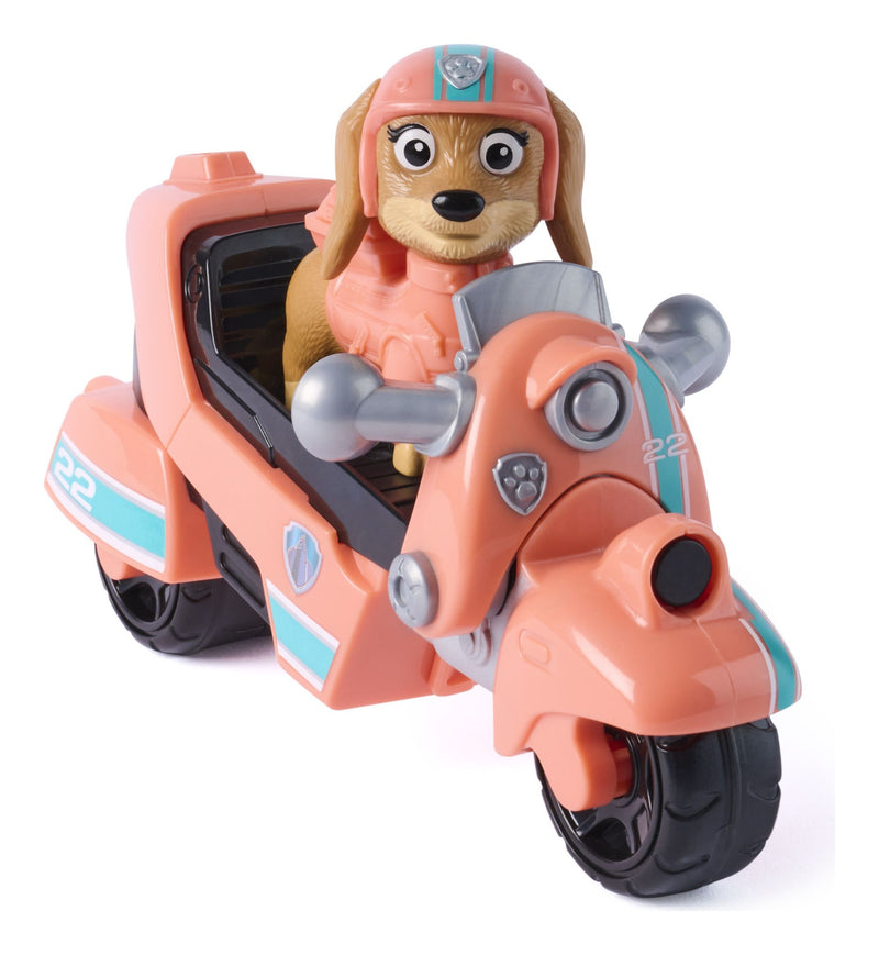 PAW Patrol Liberty Rescue Motorcycle with Collectible Action Figure - Image