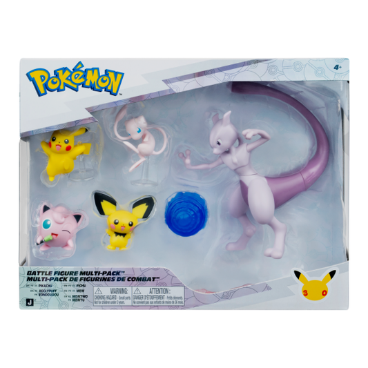Pokemon - Battle Figure 30th Anniversary 5 Pack Multipack