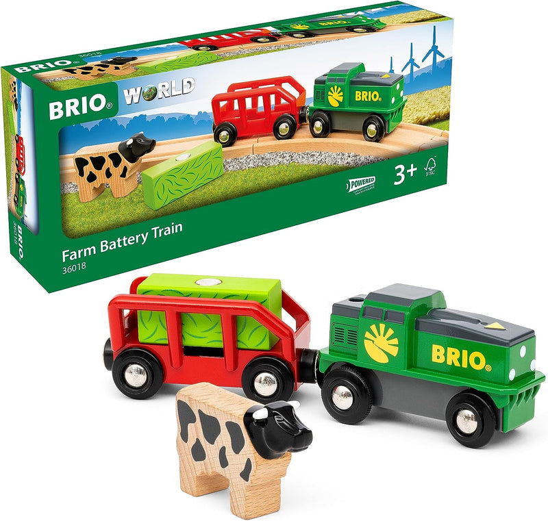 BRIO Farm Battery Train (36018)