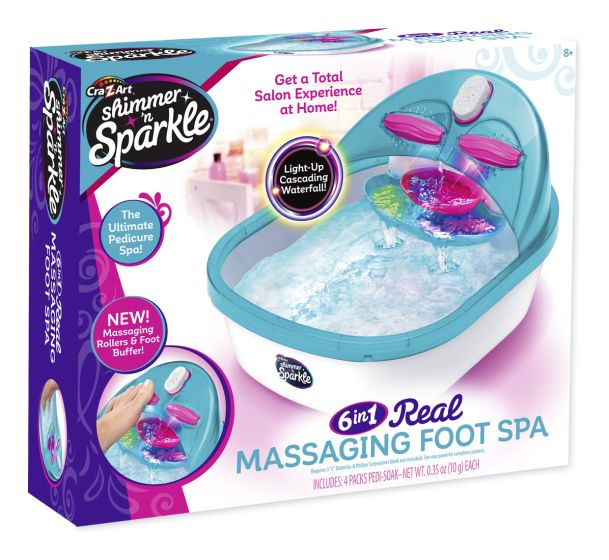Shimmer 'n Sparkle 6 in 1 Foot Spa AUGUST