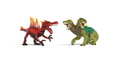 Schleich - Fire Saurian VS Jungle Lizard - Image