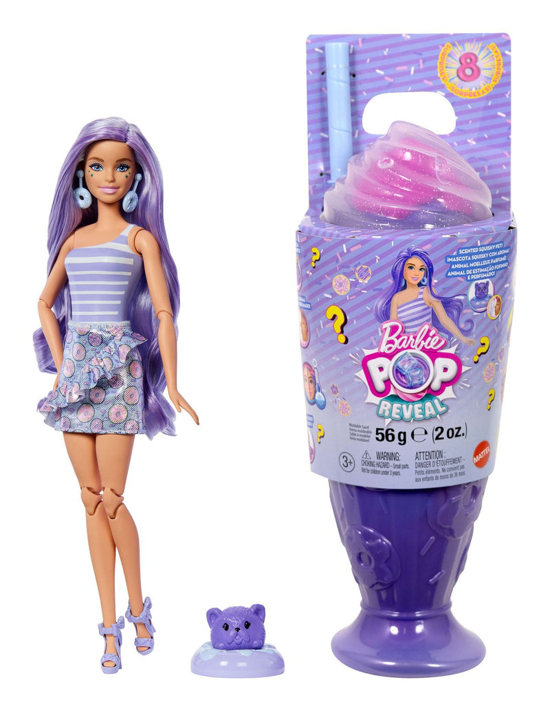 Barbie Pop Reveal Treat Series Donut Dreams Theme Doll - Image