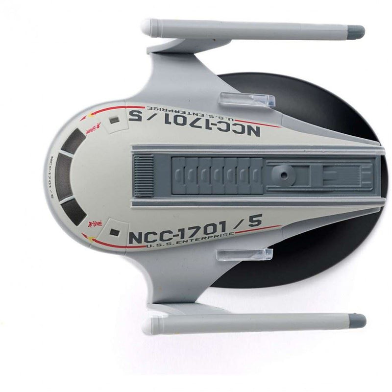 U.S.S. Enterprise Shuttlecraft NCC-1701 / 5 Al-Biruni Matt Jefferies Shuttle Concept (TOS) Model Diecast Ship (Eag, rear view