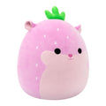 Original Squishmallows 16-Inch Davi the Strawberry Hamster - Image