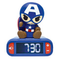 Marvel Captain America Alarm Clock With Night Light