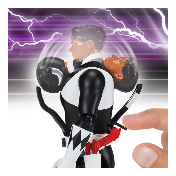 Mighty Morphin Power Rangers Auto Morphin Black Ranger - Image