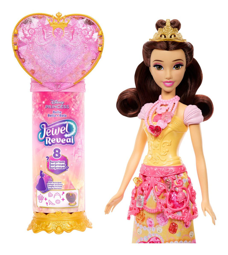 Disney Princess Jewel Reveal Belle Doll - Image