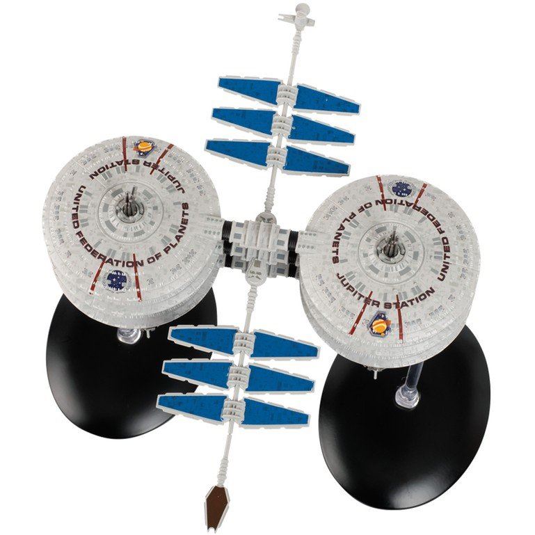 Jupiter Station Model Diecast Ship SPECIAL ISSUE (Eaglemoss / Star Trek), side angle