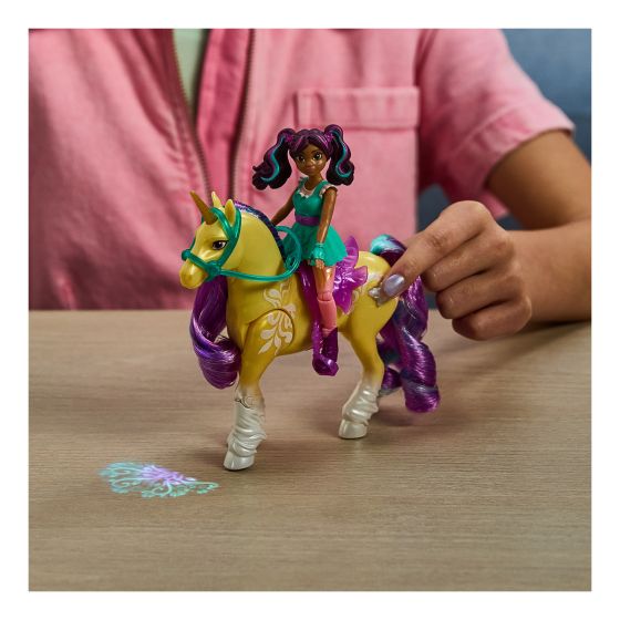 Unicorn Academy - Sml Doll Ava/PLant Magic Leaf