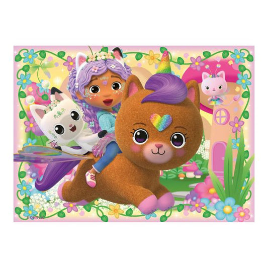 Gabby's Dollhouse 4 in a Box Jigsaw Puzzles - Fairylandia
