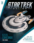 U.S.S. Concorde NCC-94500 - Operations Command Battlecruiser Model Diecast Ship STO (Eaglemoss / Star Trek), rear view