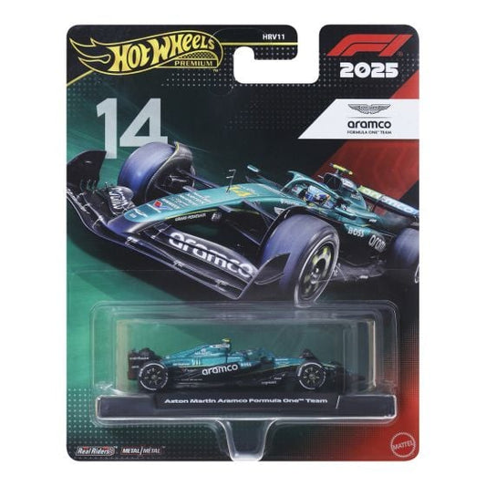 Hot Wheels Premium F1: Ast Mrtn Fernando Alonso