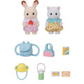 Sylvanian Families Nursery Friends - Walk Along Duo for Ages 3 and Up, close-up detail