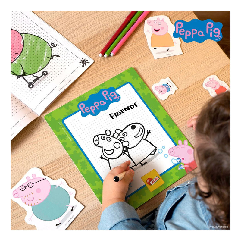 Peppa Pig Colour & Drawing Backpack - Image