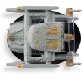 Starfleet Federation Tug Starship Model Die Cast Ship (Eaglemoss / Star Trek), in display