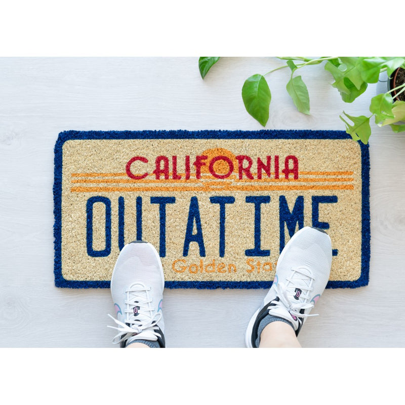 Back to the Future Door Mat