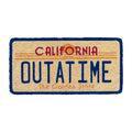 Back to the Future Door Mat