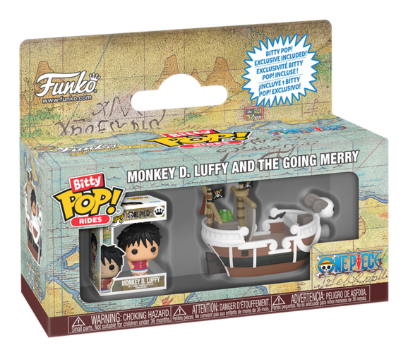 Ride - One Piece - Going Merry/Luffy Funko Bitty Pop! Vinyl Figure