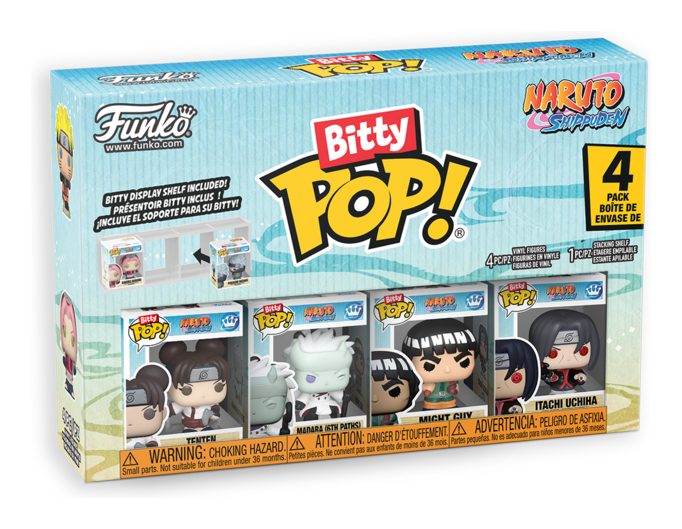 Bitty Pop! - Naruto Shippuden - Battles 4-Pack - Image