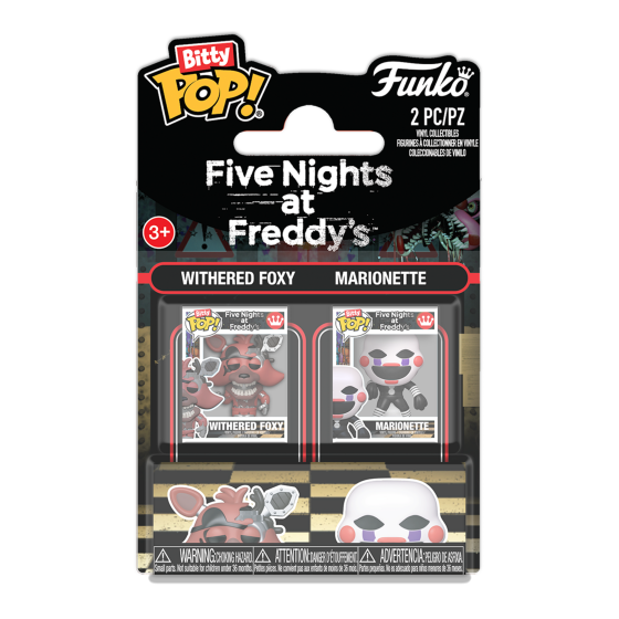 2-Pack - Five Nights At Freddy's S2 - Foxy & Marionette Funko Bitty Pop! Vinyl Figures