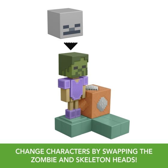 Minecraft Redstone Charged 3.25" Animated Armor Stand