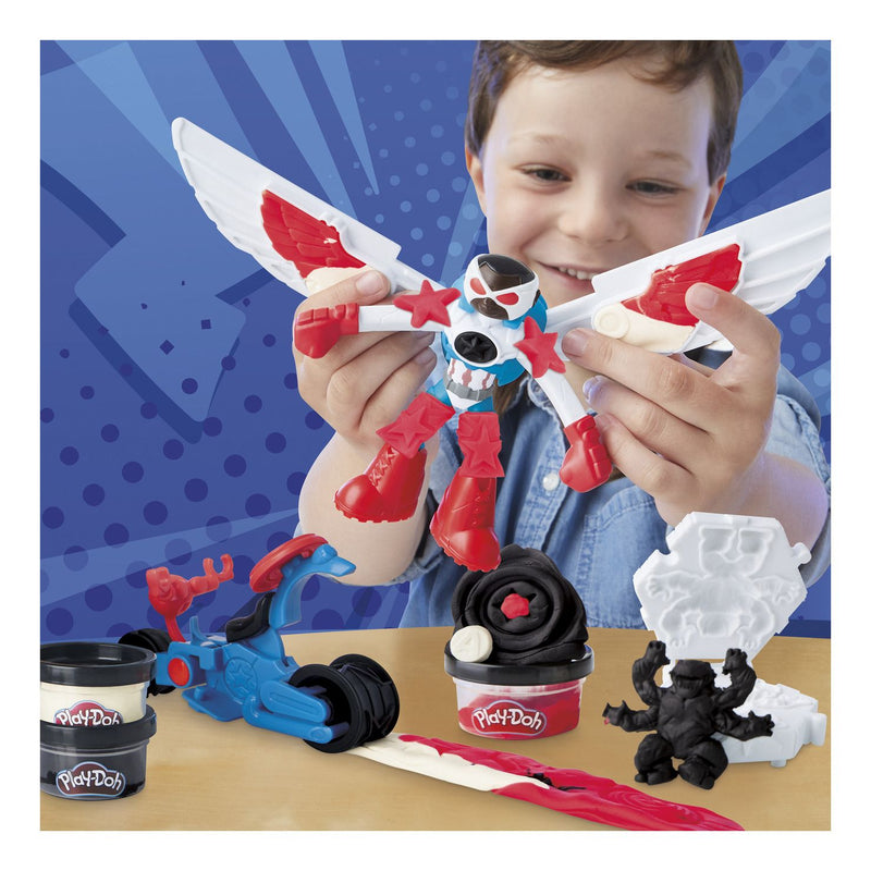 Play-Doh Marvel Captain America Moto-Slicer Playset - Image