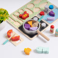 Wooden Kitchen Play Set