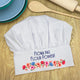 Personalised Flour Power Chef Hat