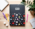 BT21 A4 Elasticated Folder with Three Internal Flaps close up detail