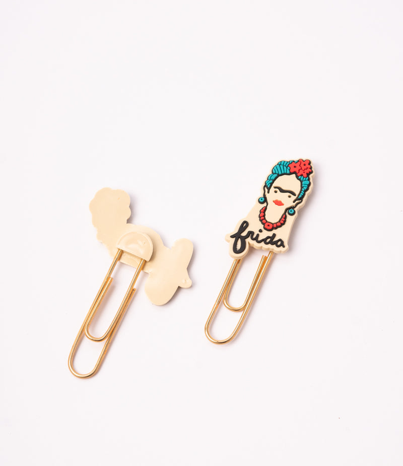 Frida Kahlo Clip with Topper Set side angle