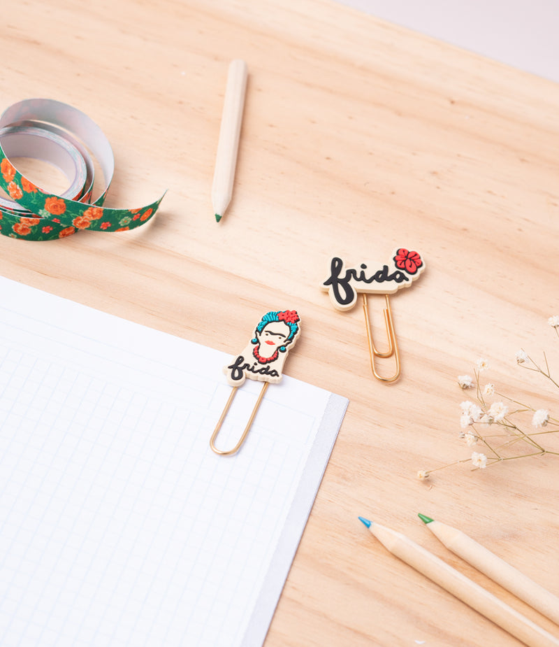 Frida Kahlo Clip with Topper Set packaging view