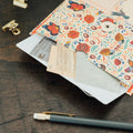 Frida Kahlo Weekly Planner with Sticky Notes close up detail