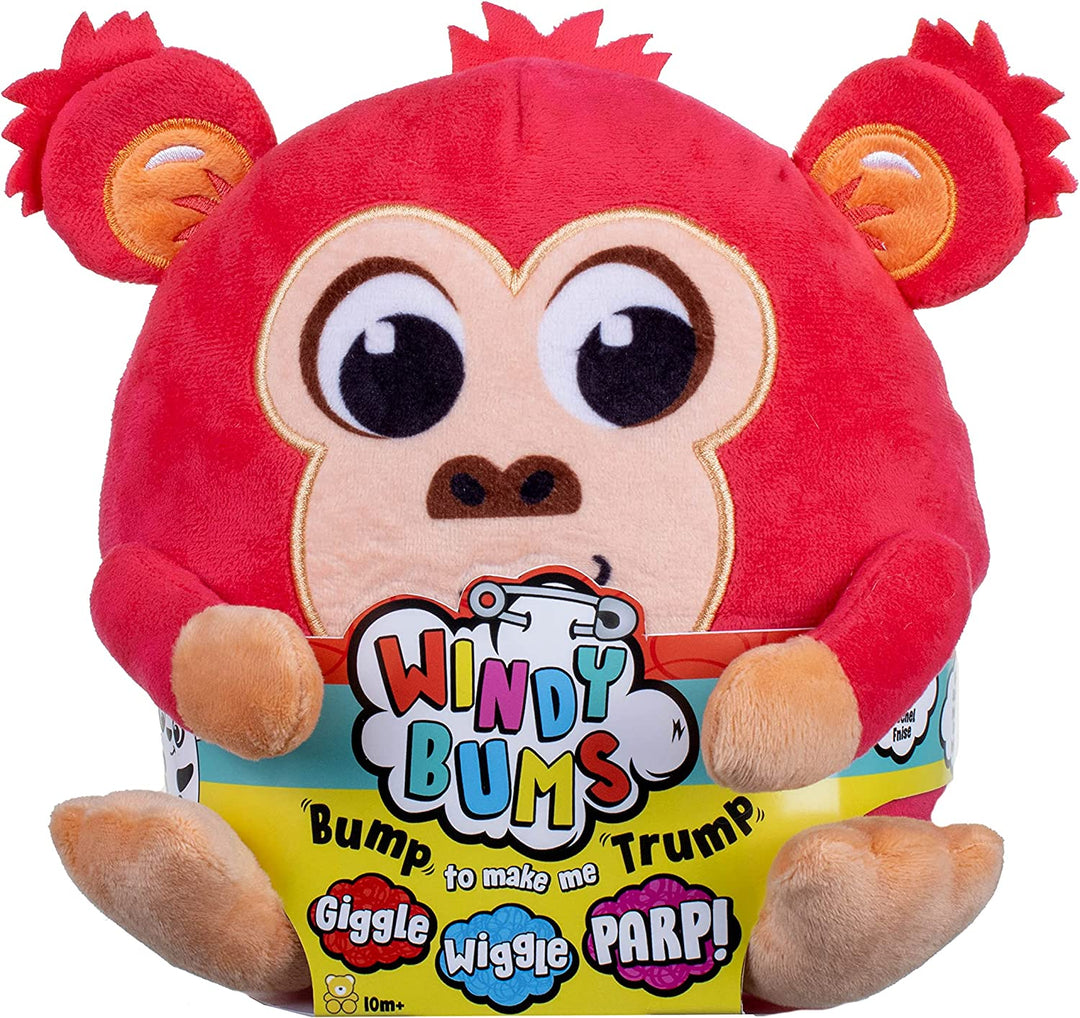 Windy Bums Cheeky Farting Toy Monkey