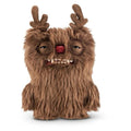 Fuggler Festive Fuggs Snowman/Gingerbread Man/Reindeer 9 Plush Assortment, close-up detail