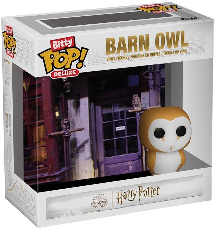 Funko Bitty Pop Deluxe: Barn Owl - Owl Emporium, alternate view
