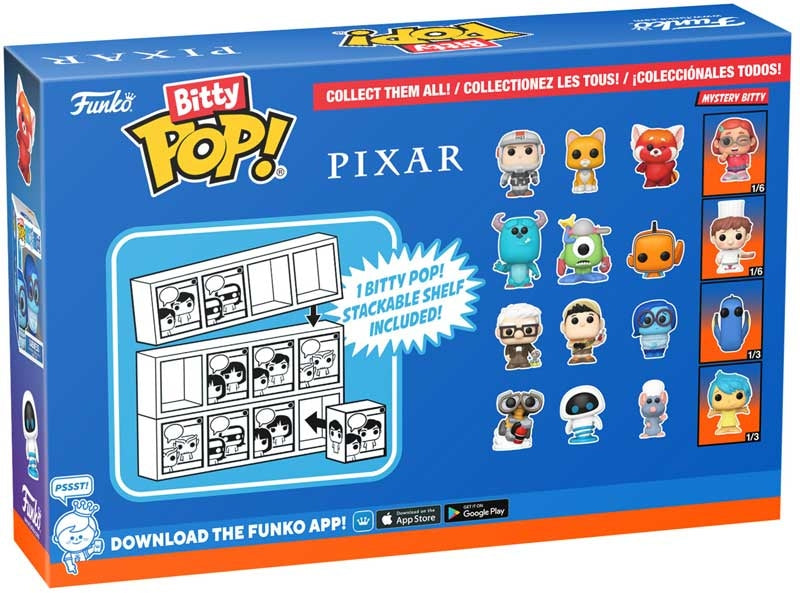 Funko Bitty Pop: Pixar - 4pk, alternate view