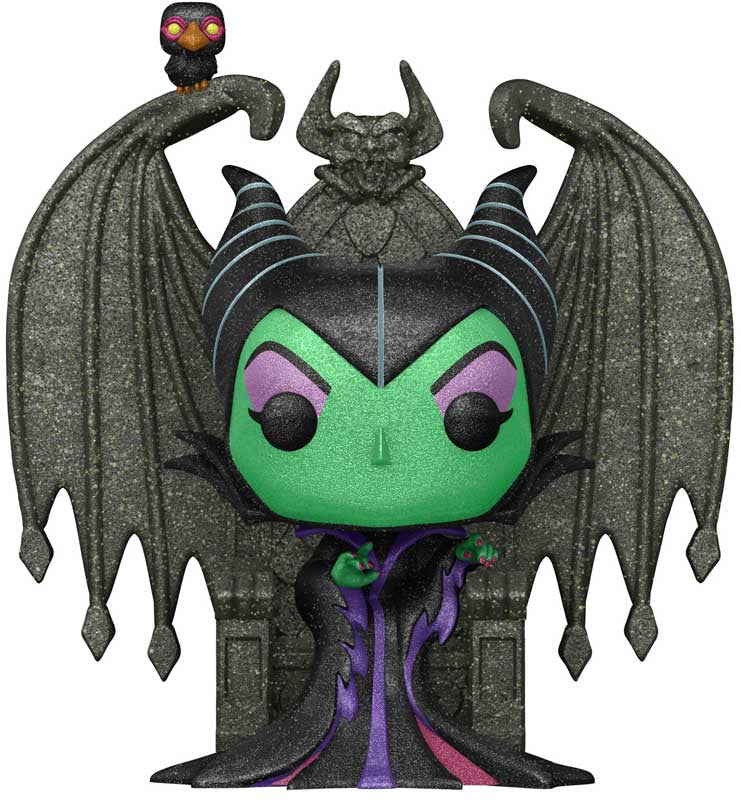 Funko Pop Deluxe: Villains -maleficent On Throne (dglt), alternate view