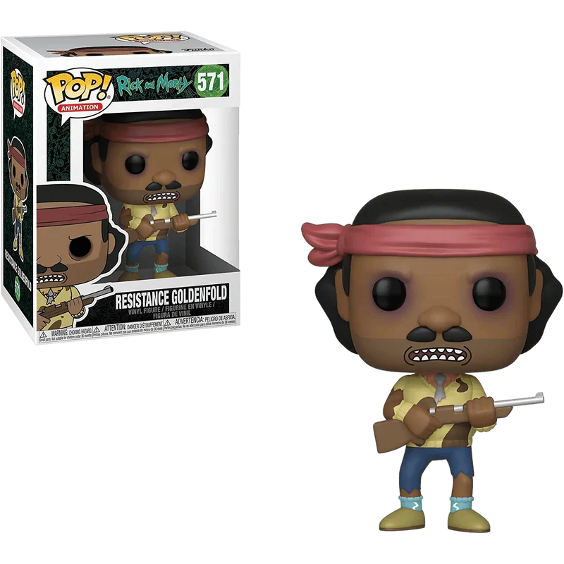Resistance Goldenfold Rick and Morty unko POP! Vinyl Collectible Figure