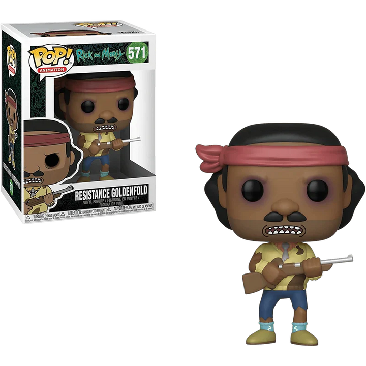 Resistance Goldenfold Rick and Morty unko POP! Vinyl Collectible Figure