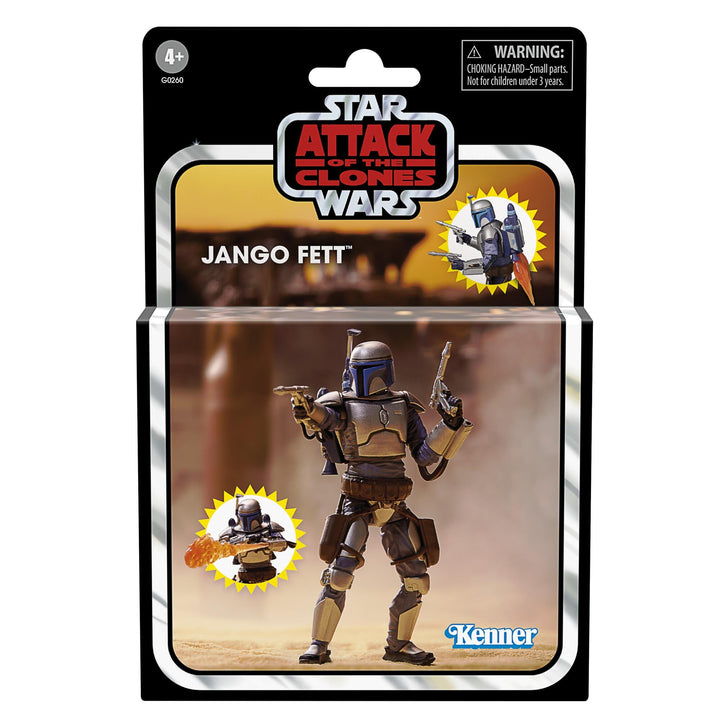 Star Wars Attack of the Clones The Vintage Collection Deluxe Jango Fett Action Figure