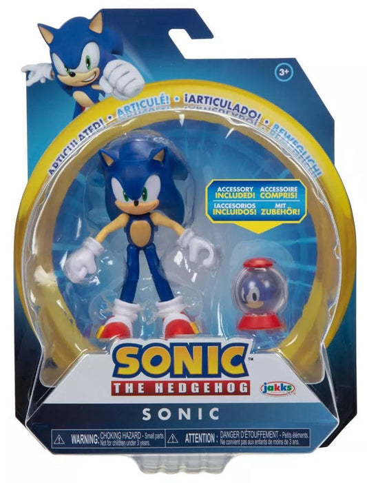 Sonic The Hedgehog 4" Articulated Figure (Sonic) - Image 2