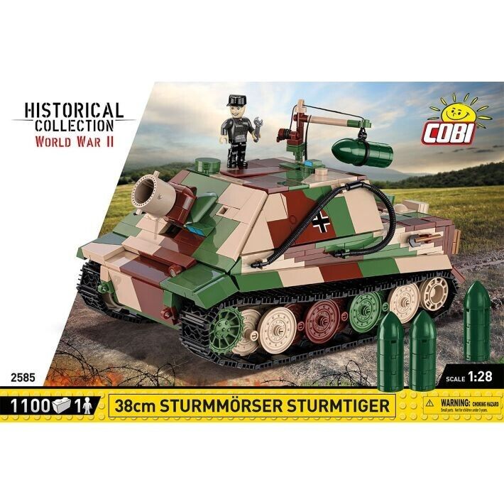 Cobi 2585 World War II Sturmmorser Tiger 1100 pcs