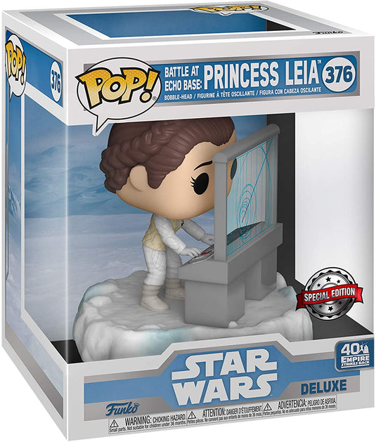 Funko - Deluxe: Star Wars (Princess Leia - Battle At Echo Base) POP! Vinyl