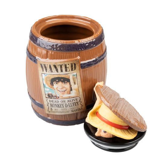 One Piece Netflix Wanted Monkey D. Luffy Cookie Jar