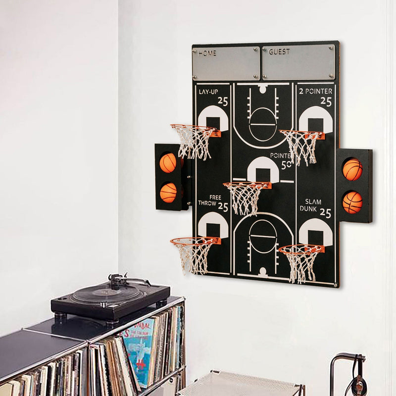 All-Star Basketball Wall Game, close-up detail