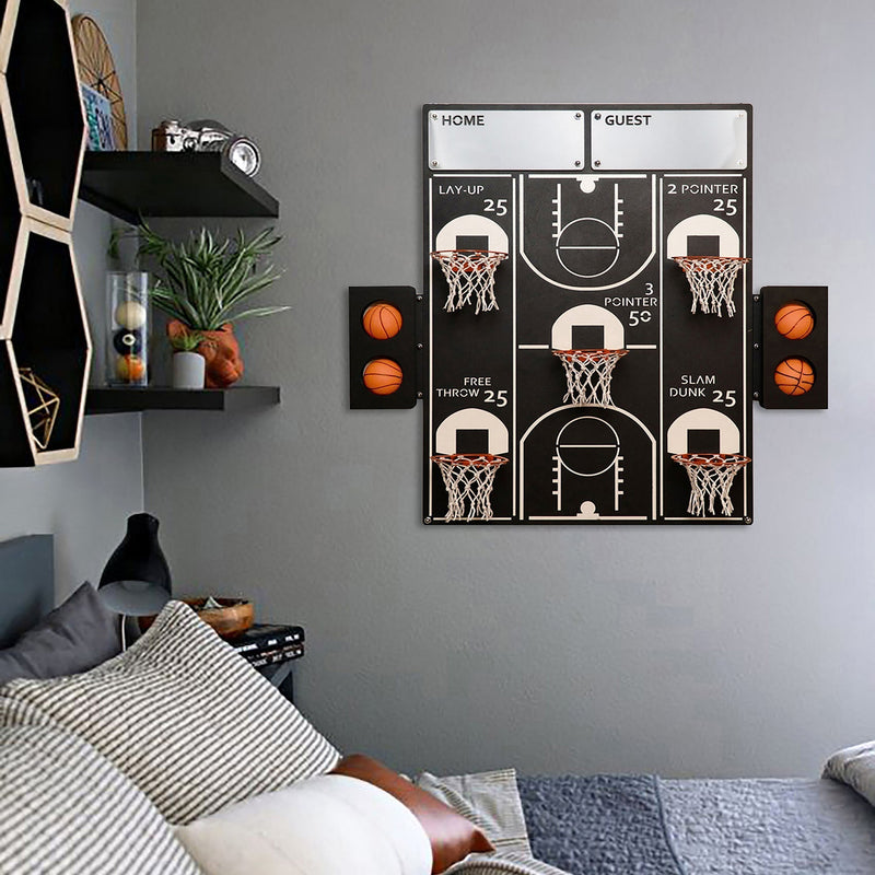 All-Star Basketball Wall Game, rear view