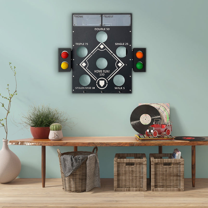 Baseball Wall Game, in display
