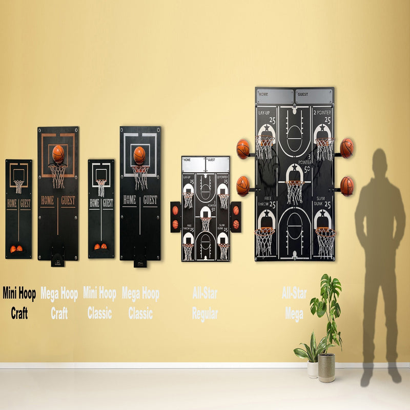 Craft Basketball Wall Game, showing reverse