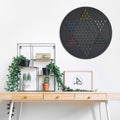 Chinese Checkers Wall Game, side angle